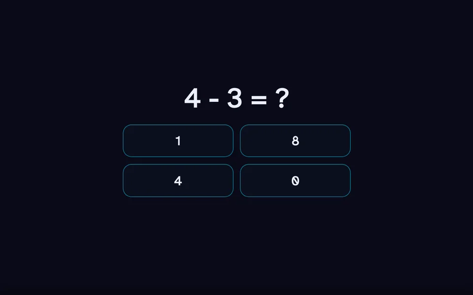Math Race gameplay