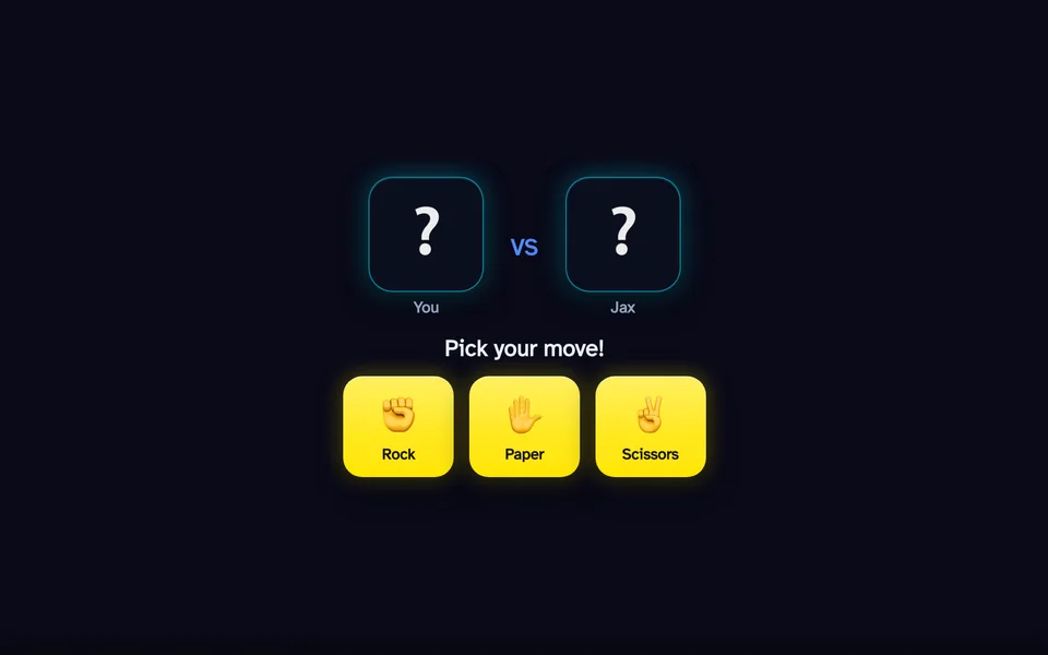 Rock Paper Scissors gameplay