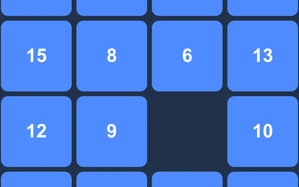 Sliding Puzzle gameplay