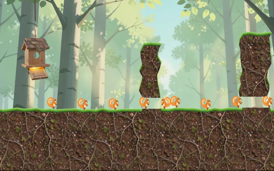 Squirrels gameplay
