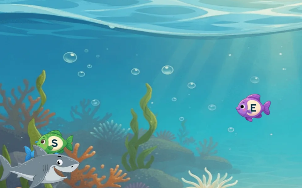 Word Fishing gameplay